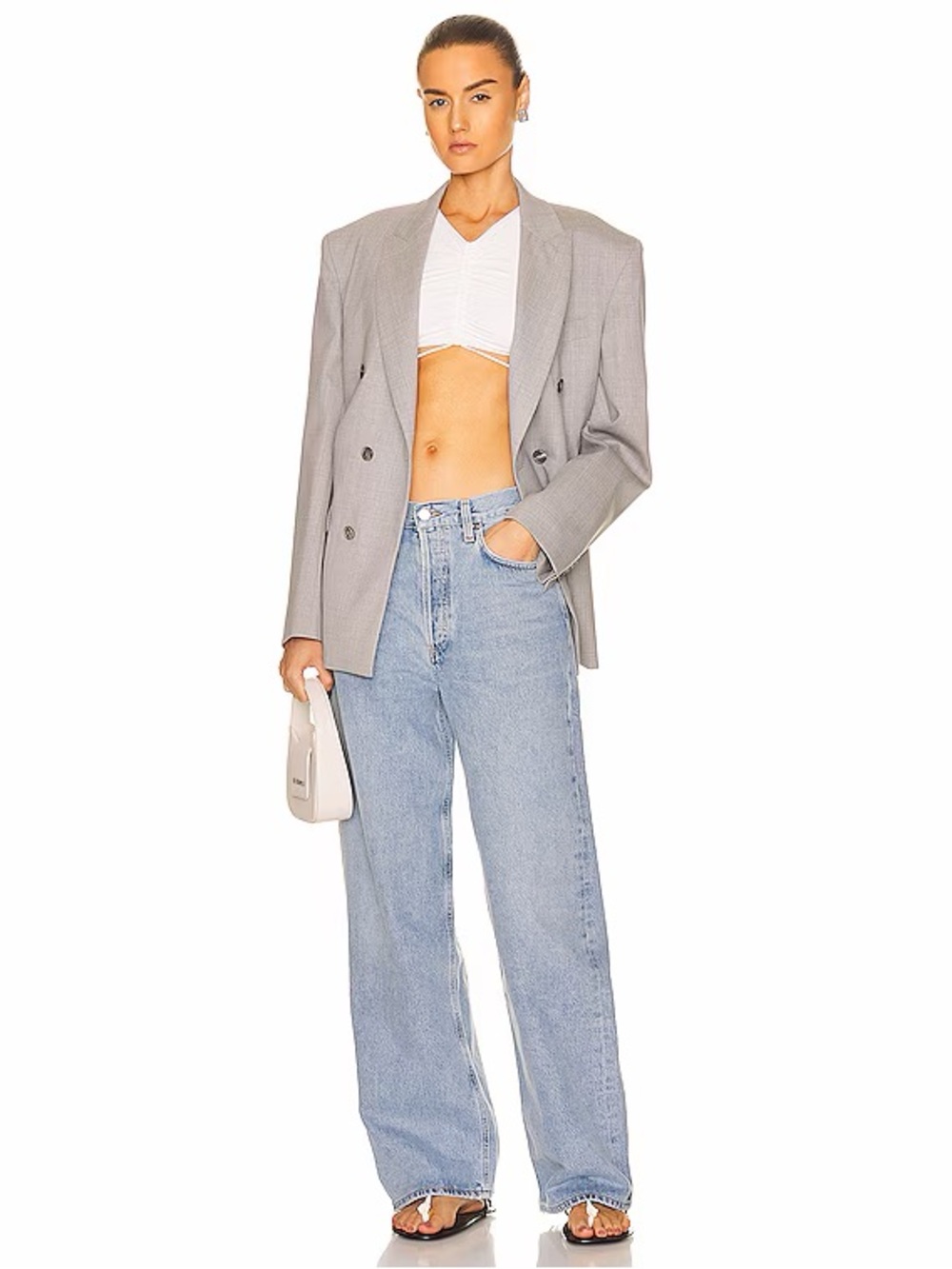Agolde Low Slung Baggy Jean in Void Size 27